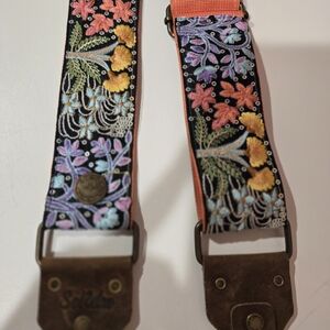 Colorful Embroidered Crossbody Bag Strap